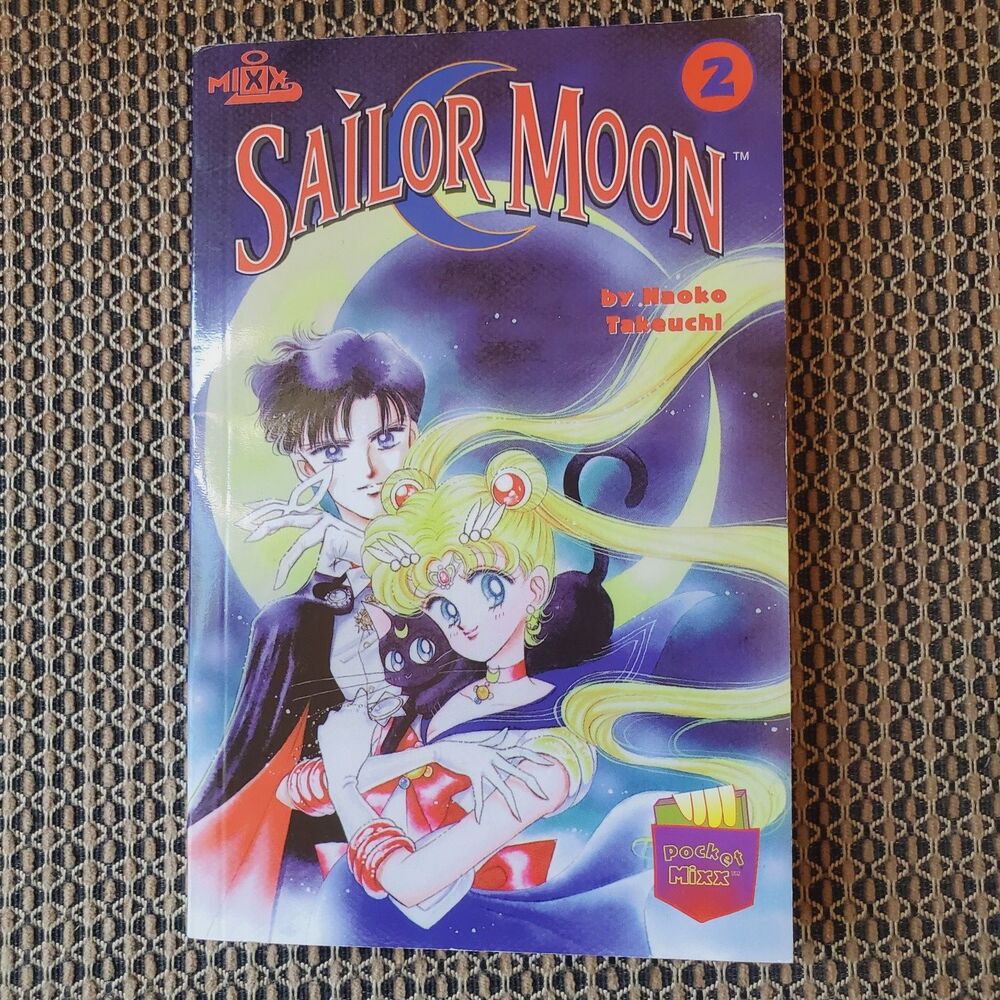 Sailor Moon Pocket Mixx Book Volume 2 Cover English Manga Good Condition 1998